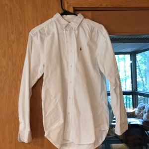 White Ralph Lauren button-down